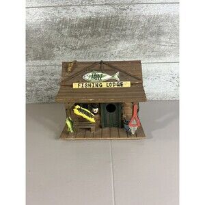 Collectibles Fishing Lodge Decoration Birdhouse